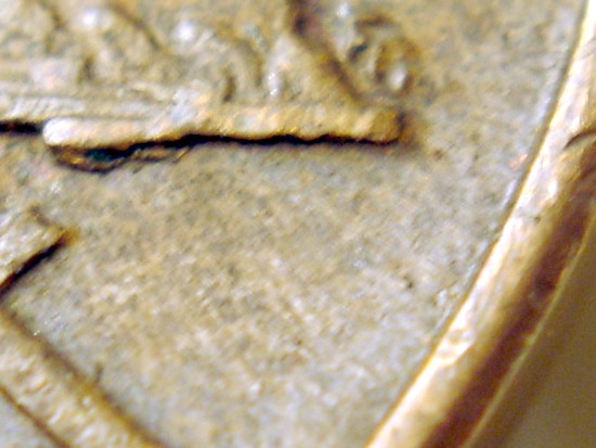 1960-D-Small-Date-Lincoln-Memorial-Cent--Die-Chips-And-?